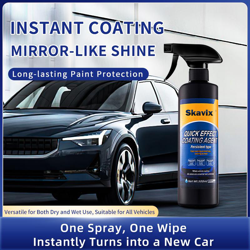 Skavix Car Coating Spray-Advanced Automobile Quick-acting Coating Agent With Dust