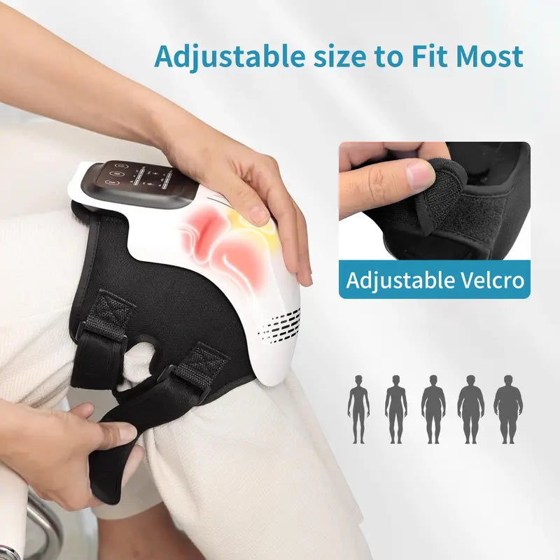 Knee Massager, Large LED Screen, Adjustable Temperature