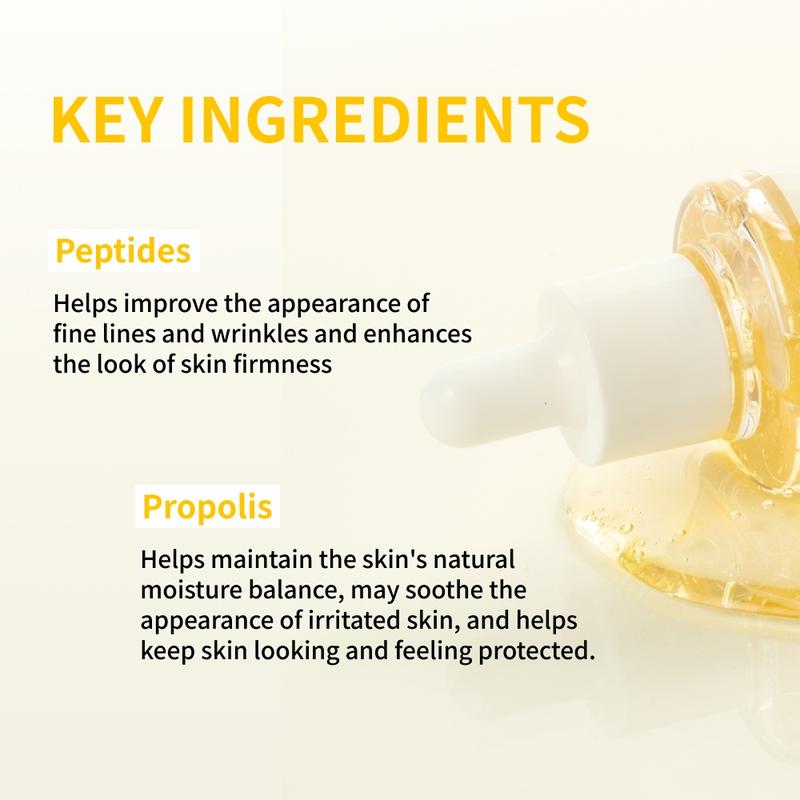 HZA Peptide Propolis Renewal Serum Wrinkles Fine Lines Aging Skin Daily Radiant
